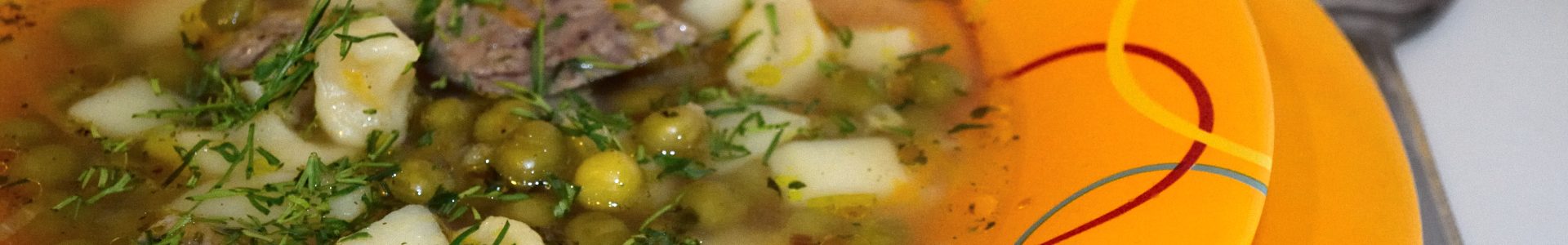 Суп с галушками и зеленым горошком от МастерШефа