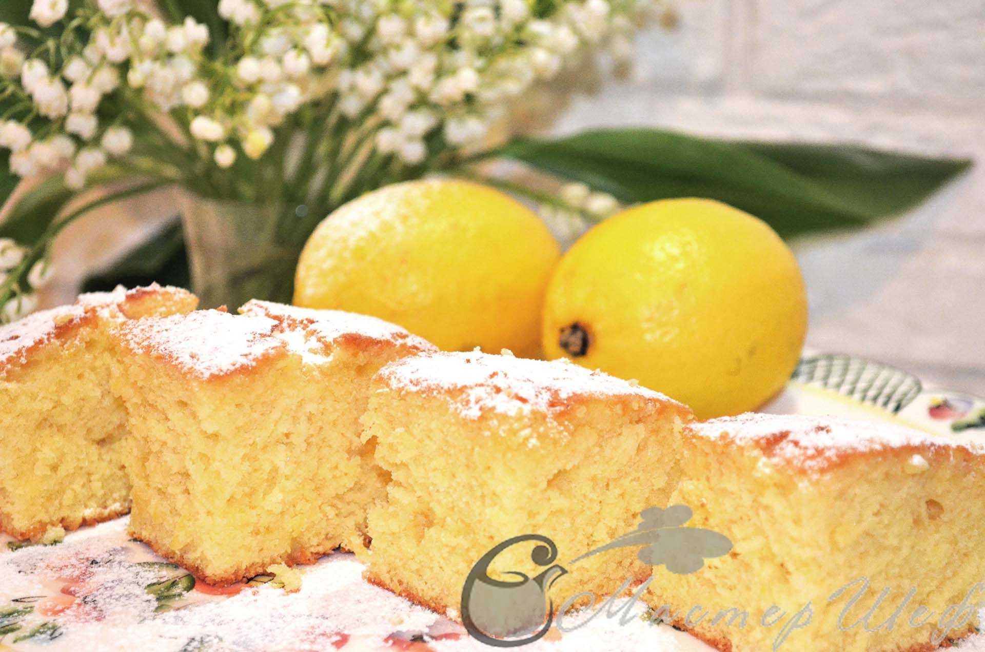 Как приготовить пирог с лимоном