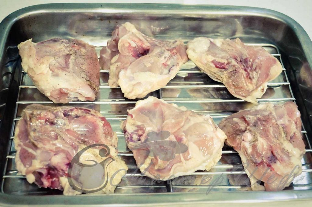 ШАГ 2 - Куриные бедра запеченные в глазури 