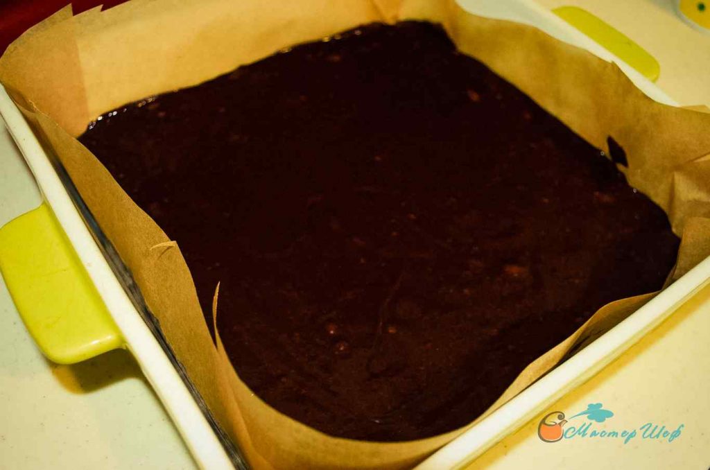 ШАГ 5- Тесто к шоколадному пирогу
