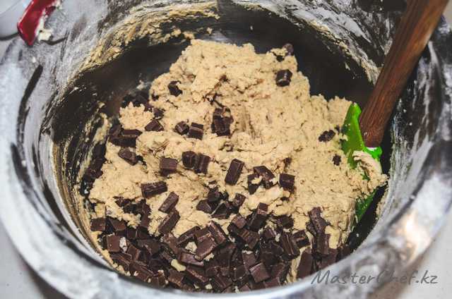 ШАГ 4 - Печенье с шоколадом и арахисовой пастой